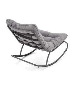 Fotel bujany GATTO szary