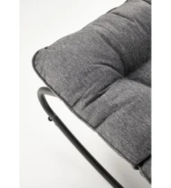 Fotel bujany GATTO szary