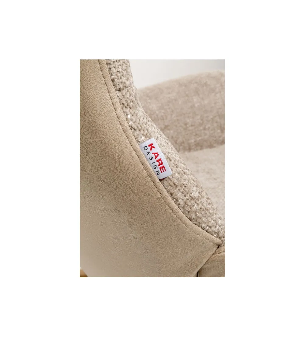Fotel bujany ROMEO 99 cm beżowy