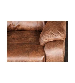 Fotel dwuosobowy DALLAS Hollywood 188 cm antyczny brązowy