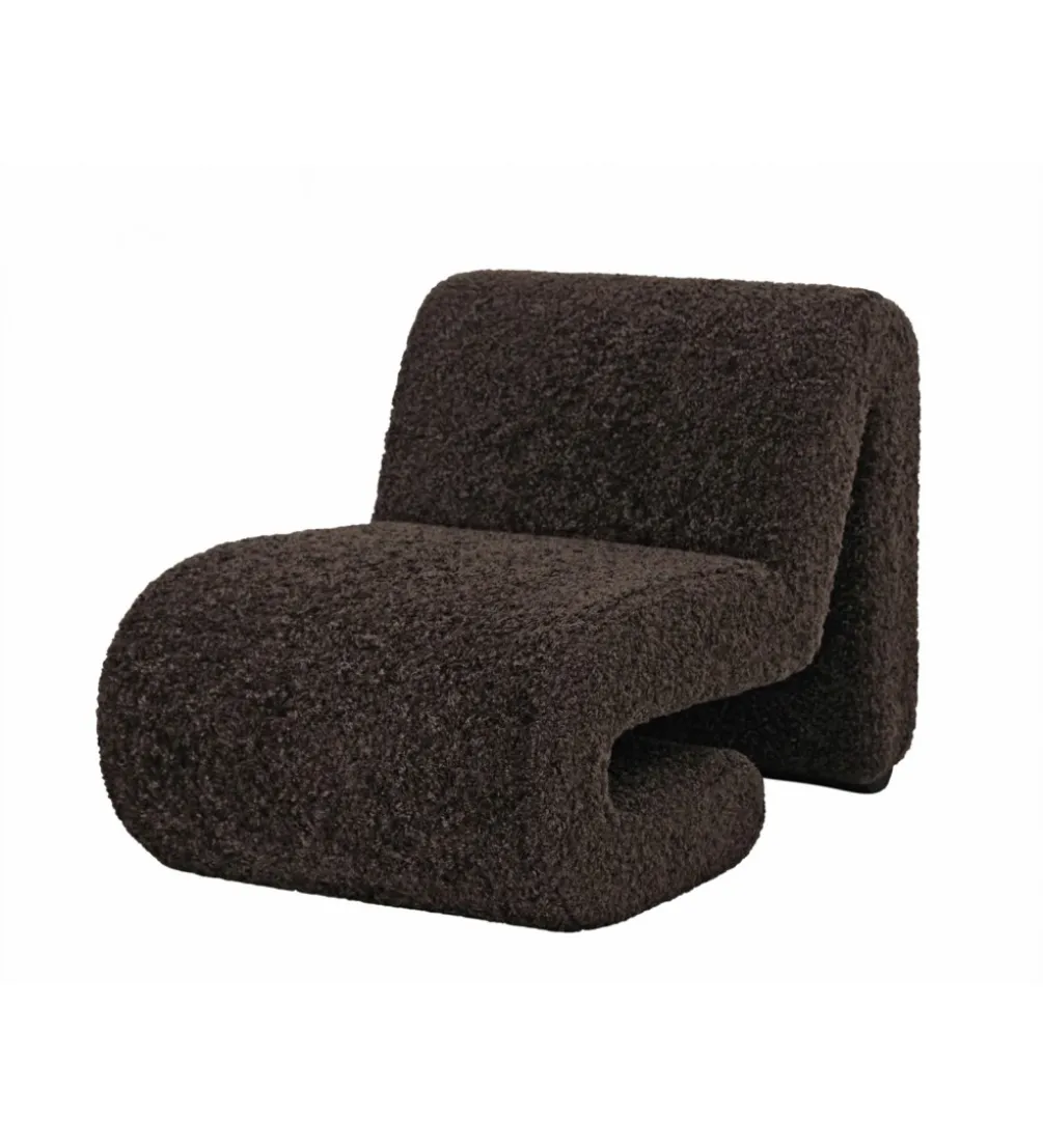 Fotel EME RIZO 58 cm kasztanowy