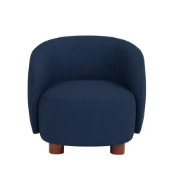 Fotel ESTAMPADO 62 cm granatowy