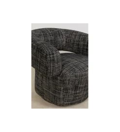 Fotel MAYE BOW 70 cm szary