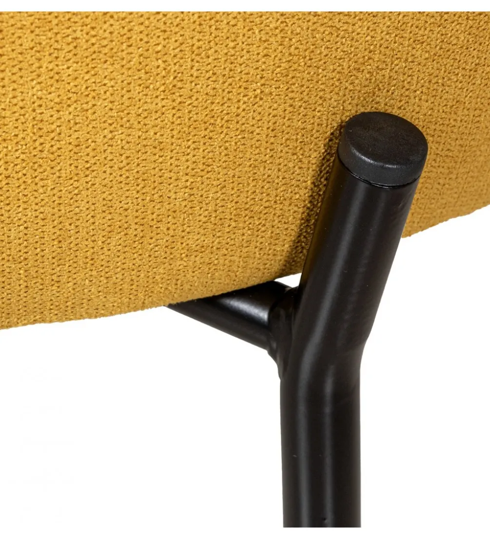 Fotel MESTERO 78 cm musztardowy