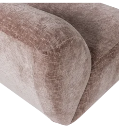 Fotel NOMU velvet jasnoróżowy