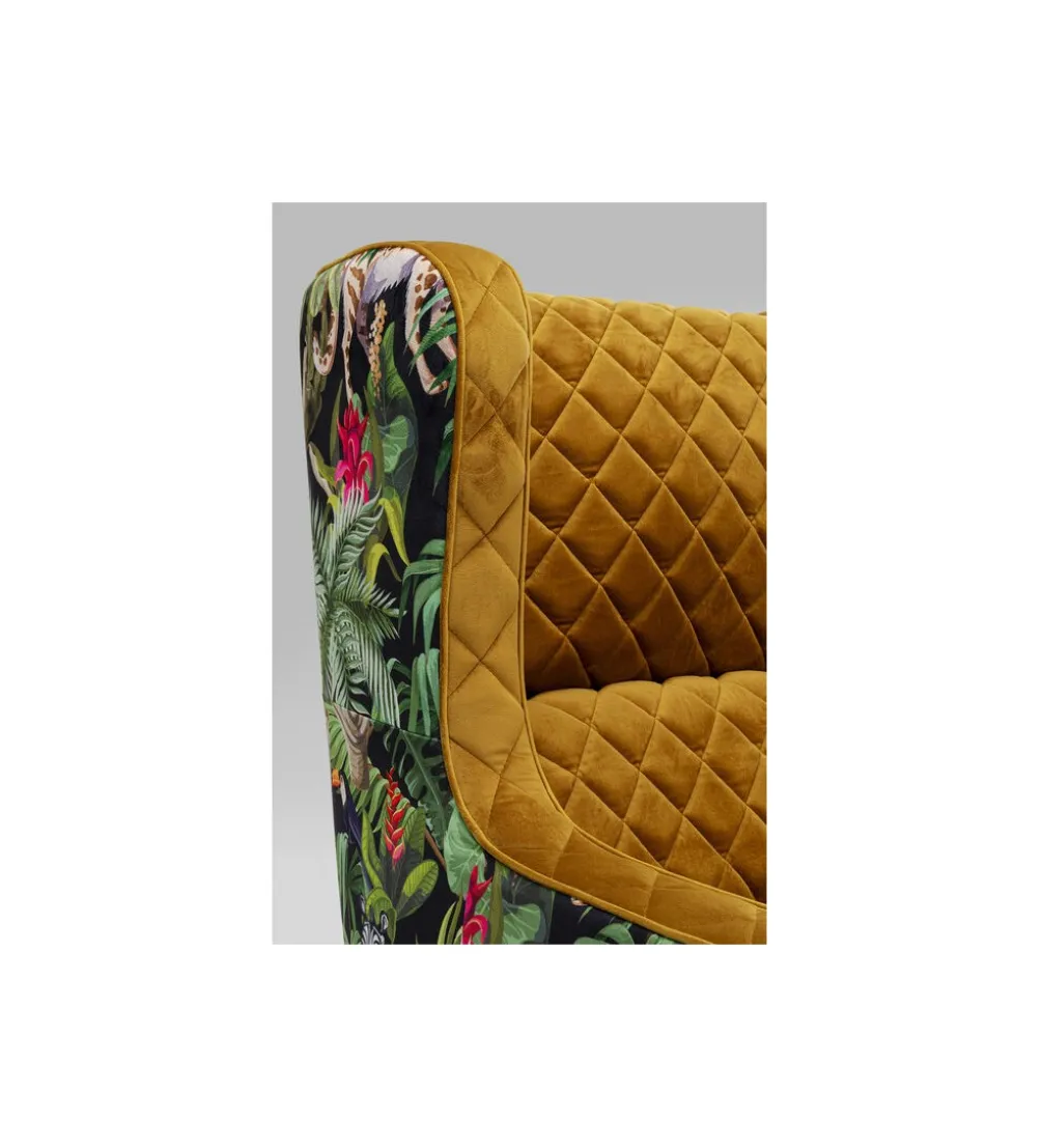 Fotel NONNA JUNGLE 103 cm welur