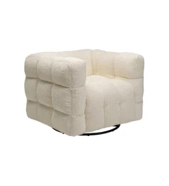 Fotel obrotowy ARMAND 95 cm tapicerowany
