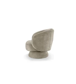 Fotel obrotowy BOSSA NOVA bouclé taupe