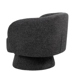 Fotel obrotowy GIRATORIO 77 cm czarny