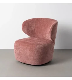 Fotel obrotowy GIRATORIO 74 cm różowy
