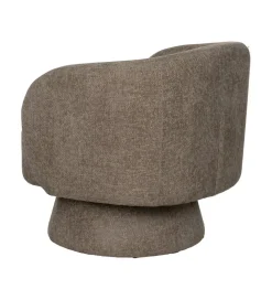 Fotel obrotowy GIRATORIO 77 cm taupe beżowy