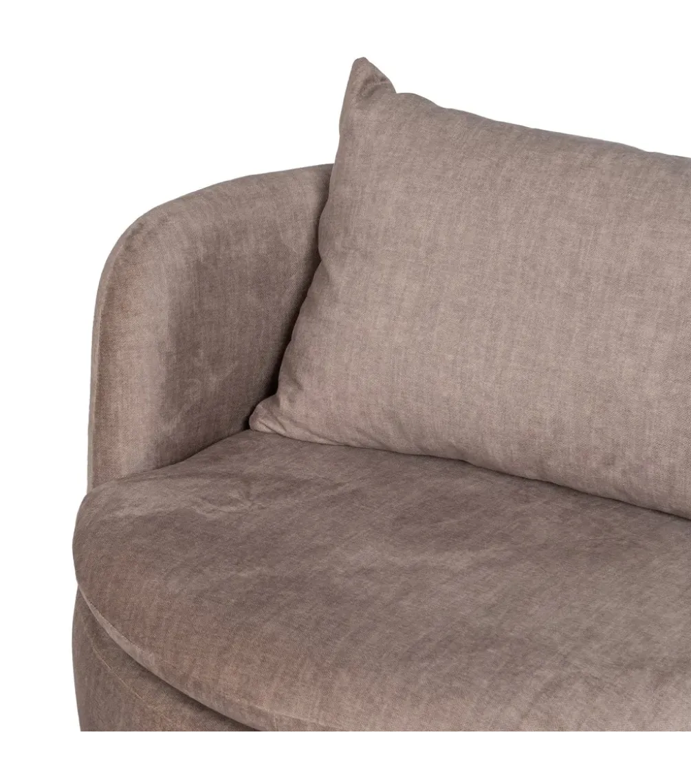 Fotel obrotowy SUMUTN 84 cm taupe