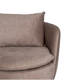 Fotel obrotowy SUMUTN 84 cm taupe