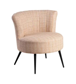 Fotel OSOI 71 cm tapicerowany marmurkowy