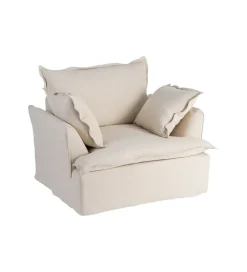 Fotel PLAZESO 115 cm beżowy