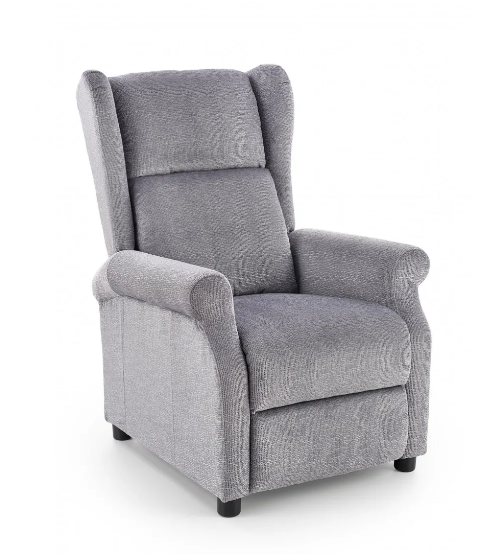 Fotel rozkładany AGUSTIN 75 cm szary