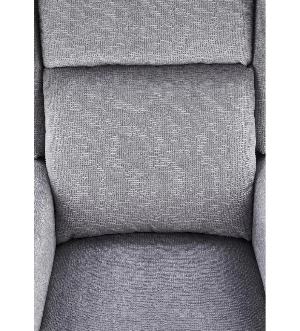 Fotel rozkładany AGUSTIN 75 cm szary