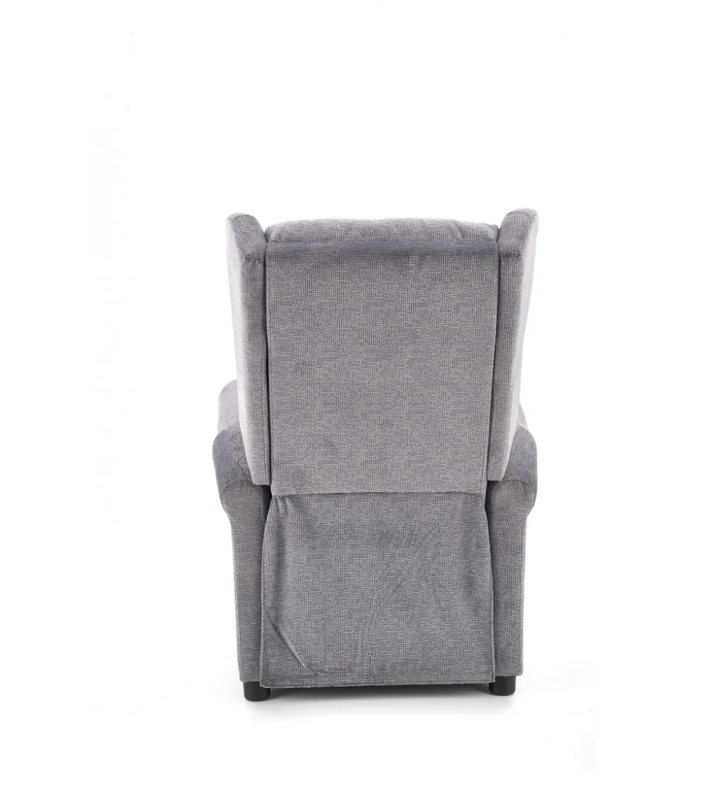 Fotel rozkładany AGUSTIN 75 cm szary