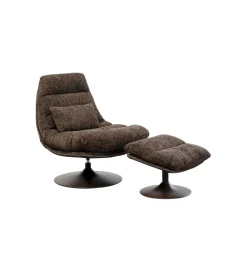 Fotel STOOL MONTREAL 88 cm brązowe