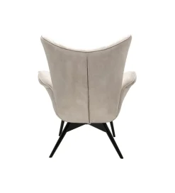 Fotel TUDOR 102 cm welwet kremowy