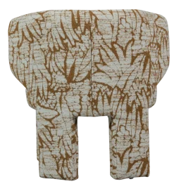 Fotel UPKE 76 cm szary brązowy