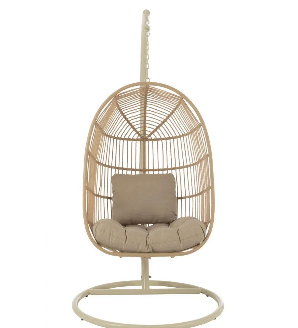 Fotel wiszący EGGA 195 cm beżowy