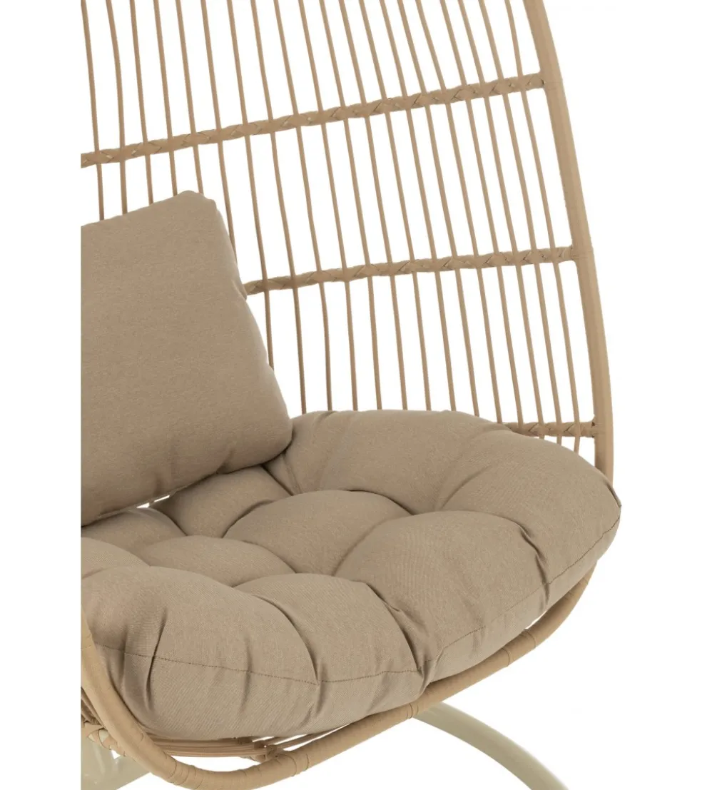 Fotel wiszący EGGA 195 cm beżowy