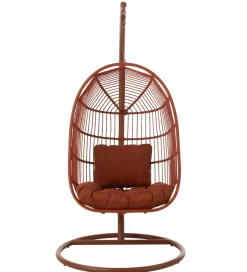 Fotel wiszący EGGA 195 cm czerwony