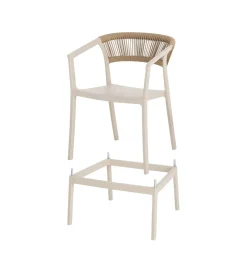 Hoker POFAMON 104 cm naturalny biały