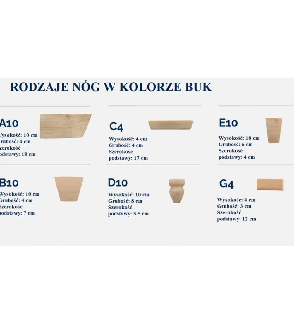 Łóżko Cornwall w różnych rozmiarach i kolorach do wyboru