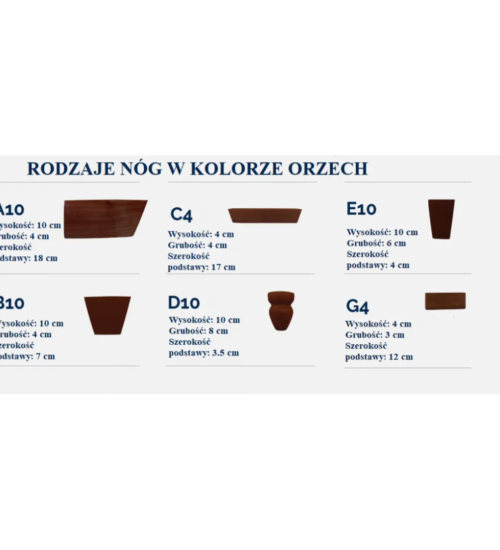 Łóżko Cornwall w różnych rozmiarach i kolorach do wyboru
