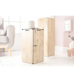 Kolumna Columna 50 cm akacja teak