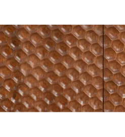Komoda ADLON 180 cm drewno mango brązowa