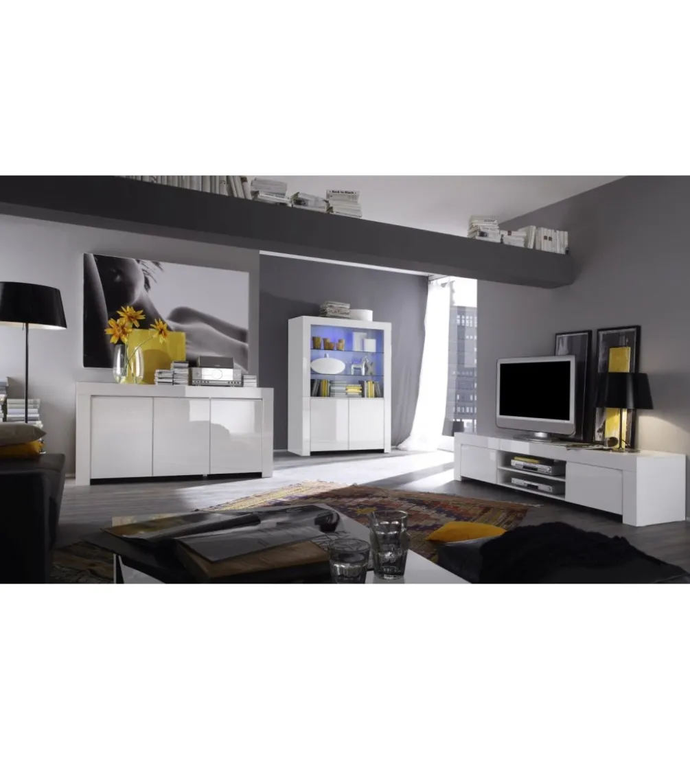 Komoda AMALFI 162 cm biała