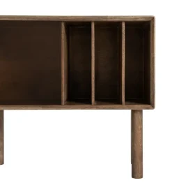 Komoda AMY 80 cm drewno kauczuk