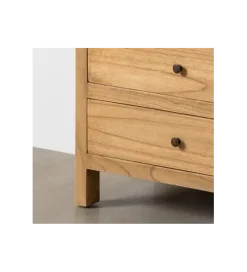 Komoda ATARNO 65 cm drewno mindi naturalna