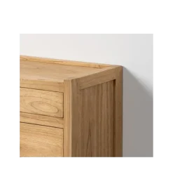 Komoda ATARNO 65 cm drewno mindi naturalna