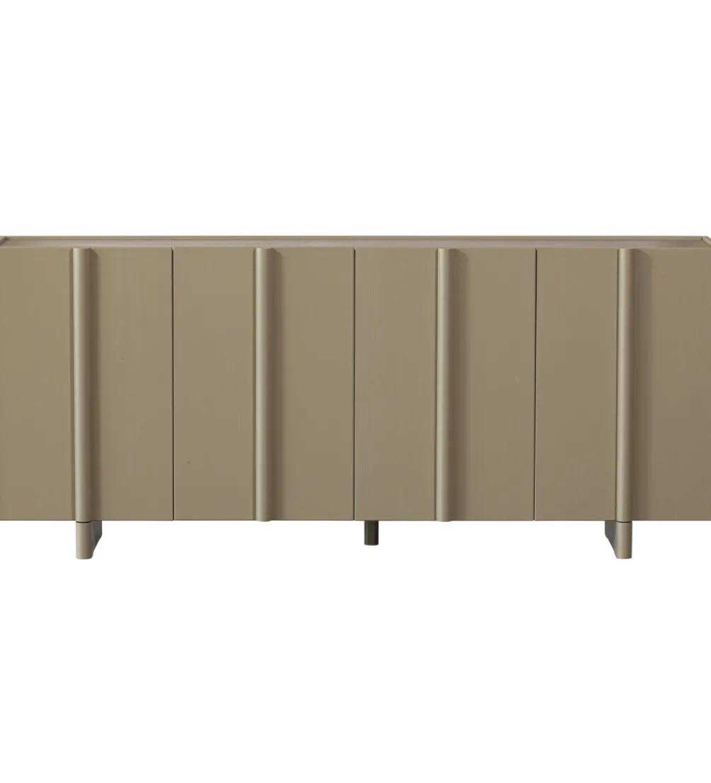 Komoda BASU 200 cm drewno sosny piaskowa