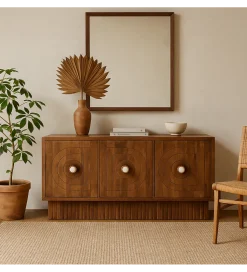 Komoda BERCA 150 cm drewno mango