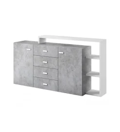Komoda BOTA 180 cm w optyce betonu
