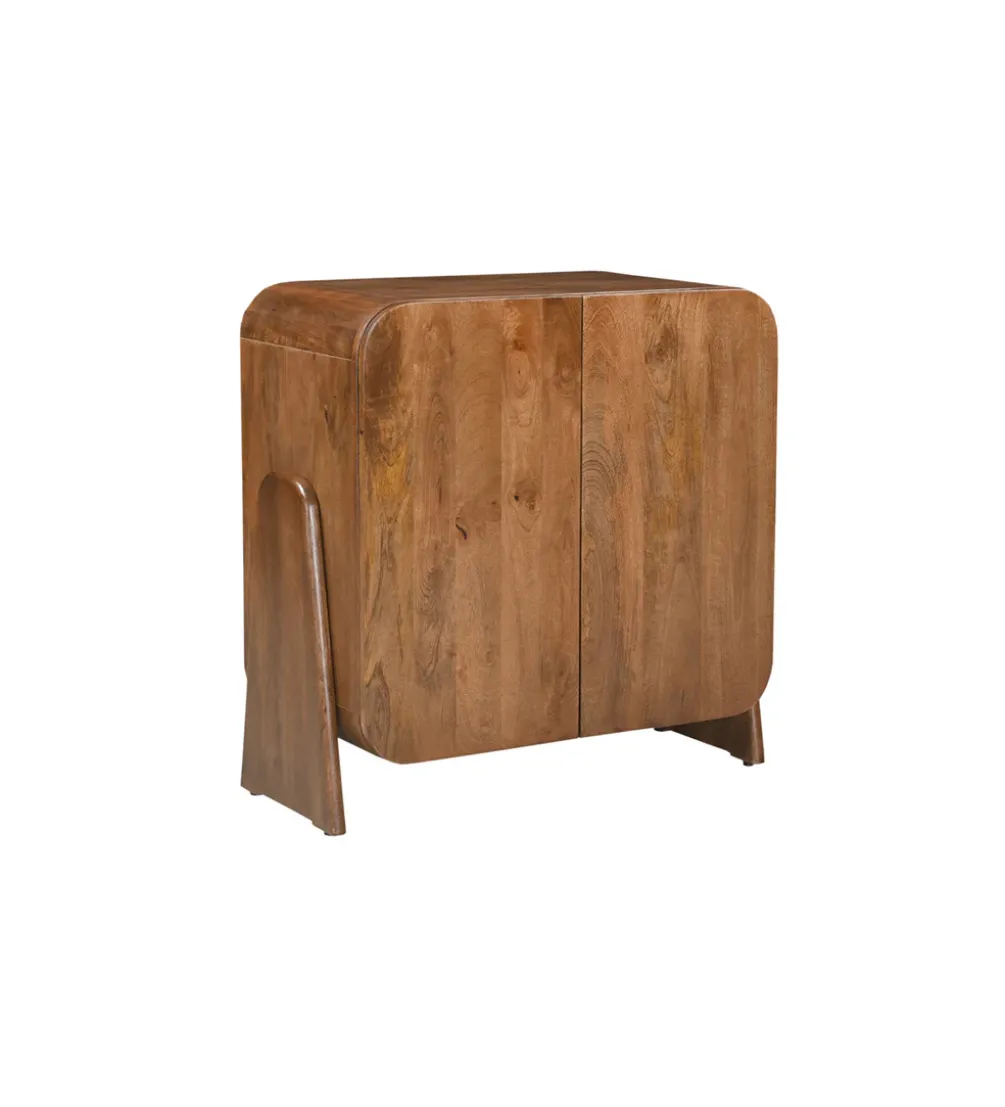 Komoda BRASIL 75 cm drewno mango brązowa