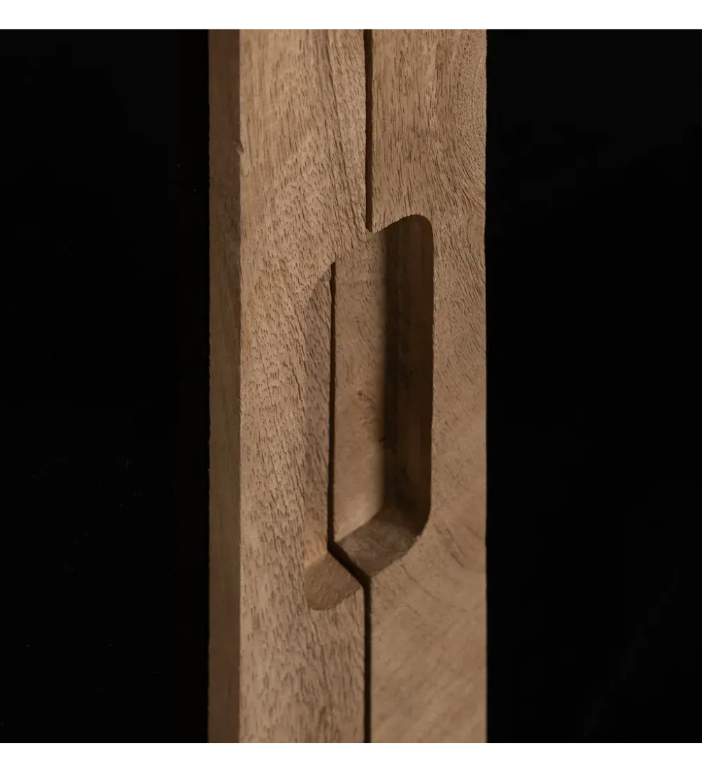 Komoda BURNIE 162 cm drewno mango