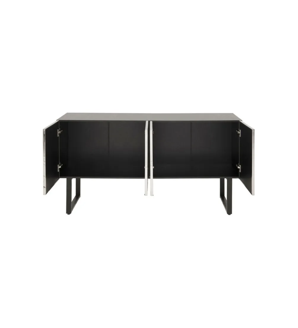 Komoda CARINO 151 cm srebrna