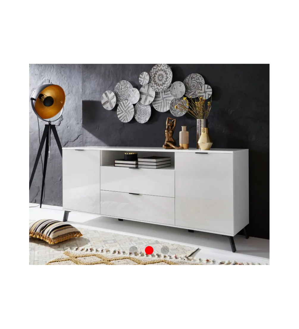 Komoda CASABLANCA 180 cm biała