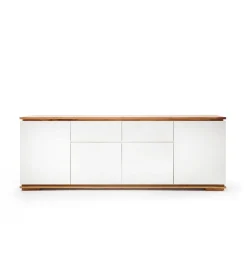Komoda CHIARO 180 cm biało kremowa