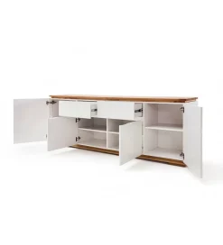 Komoda CHIARO 180 cm biało kremowa