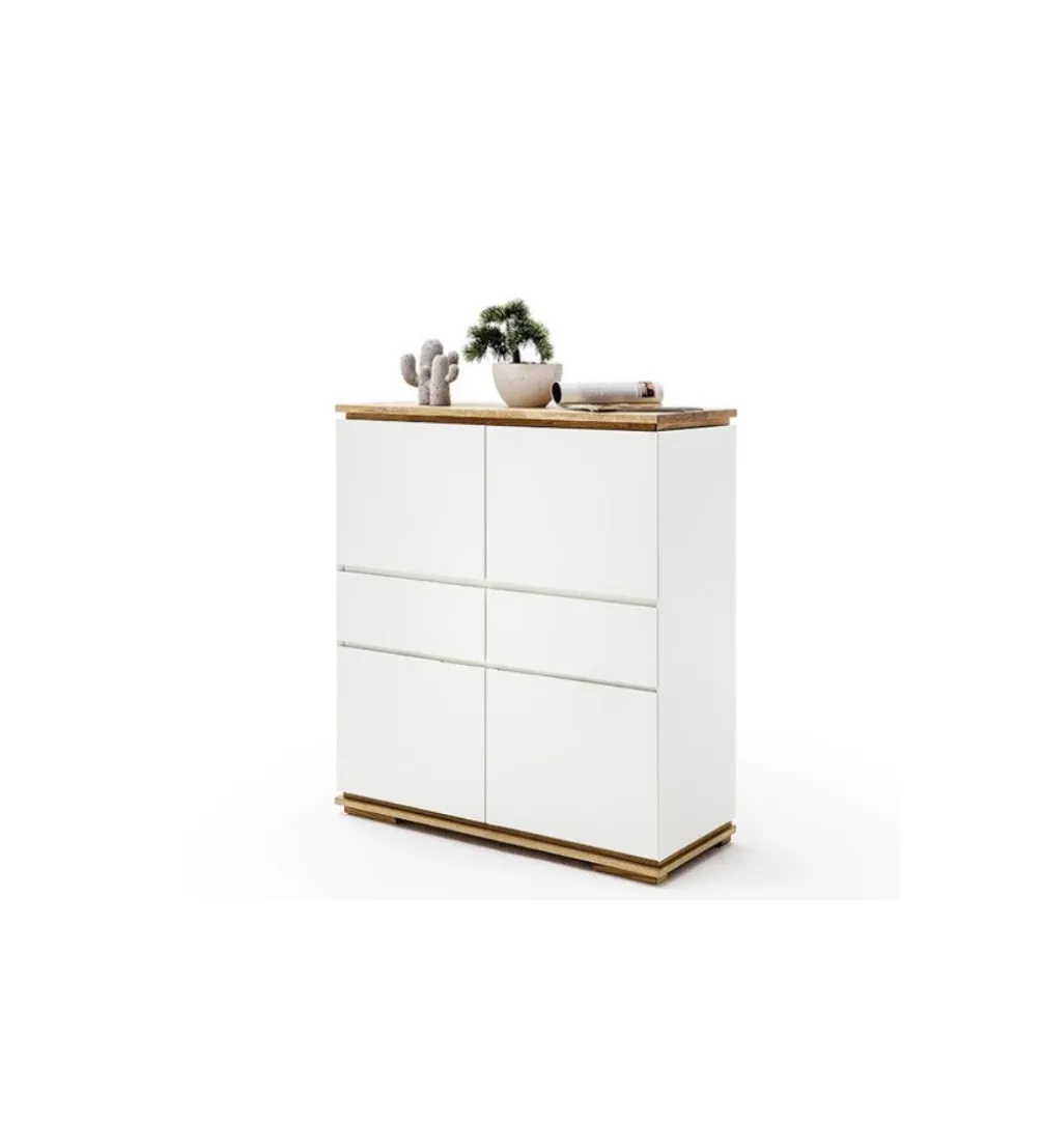Komoda CHIARO 100 Cm biało kremowa