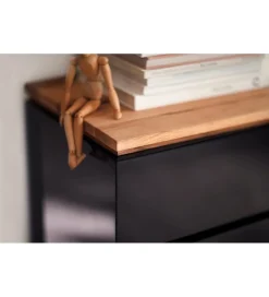 Komoda CHIARO 100 cm czarna