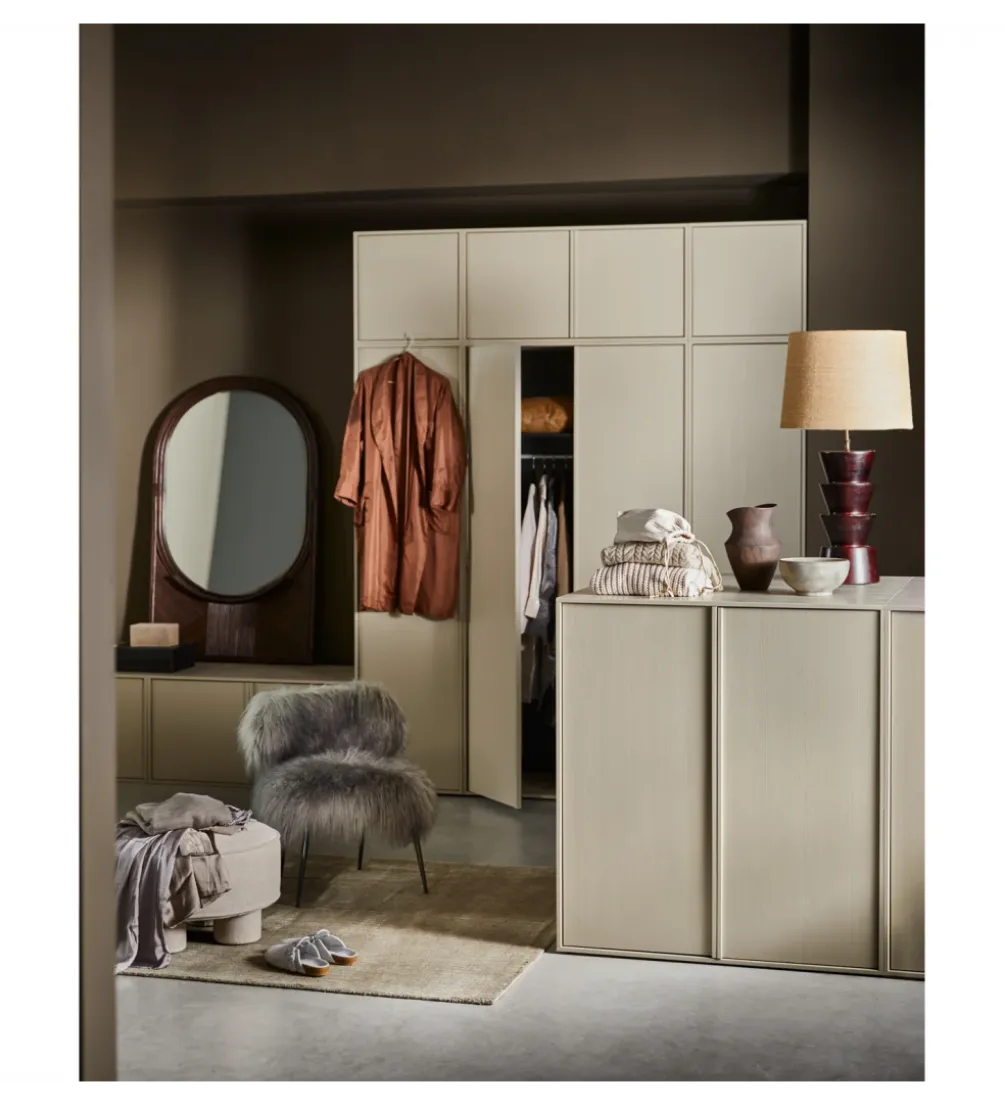Komoda DAILY 50 x 100 cm drewno sosny szare