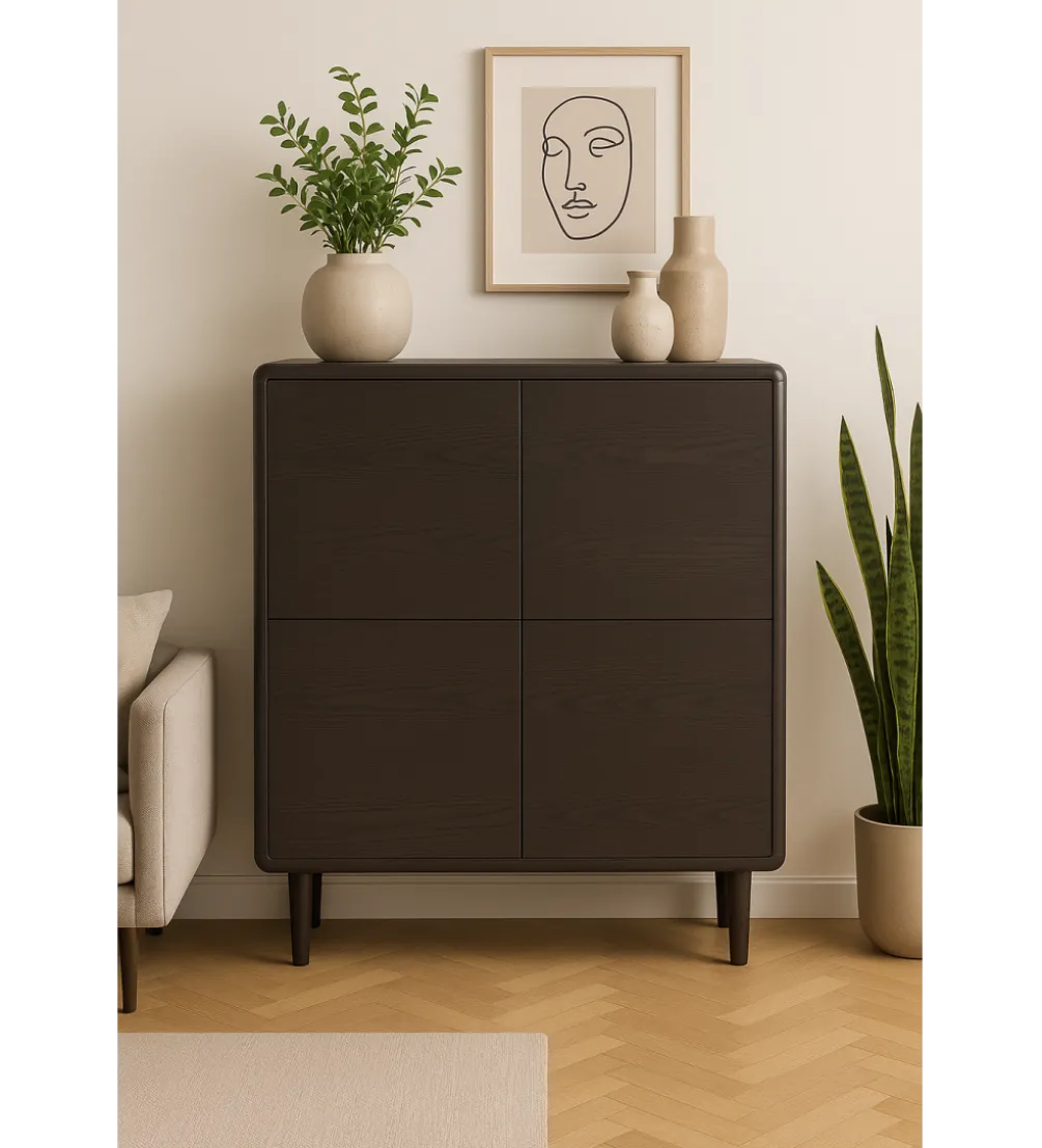 Komoda DIVINE 110 cm czarna